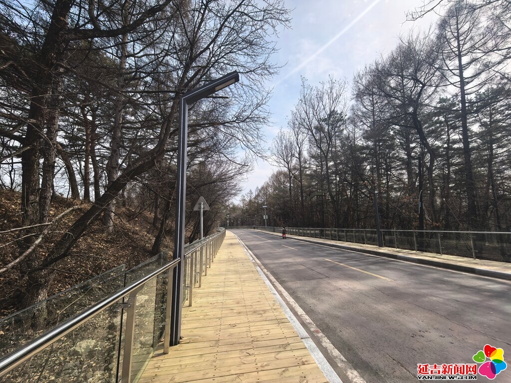 竣工倒計時 延吉帽兒山步道“新皮膚”即將亮相